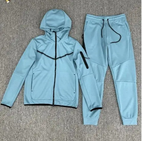 Nike Tech Fleece Tracksuit Light Blue