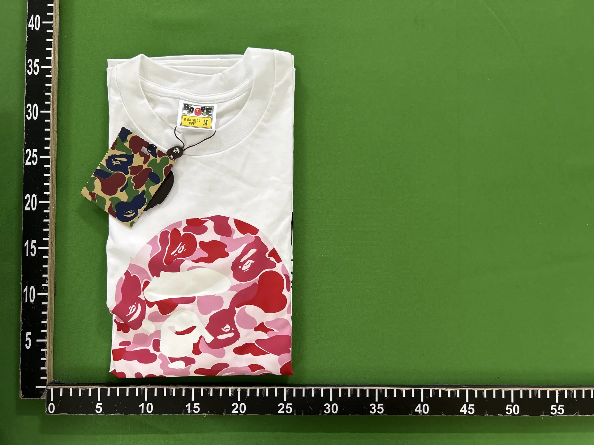 A Bathing Ape BAPE STA Camo T-Shirt White Pink