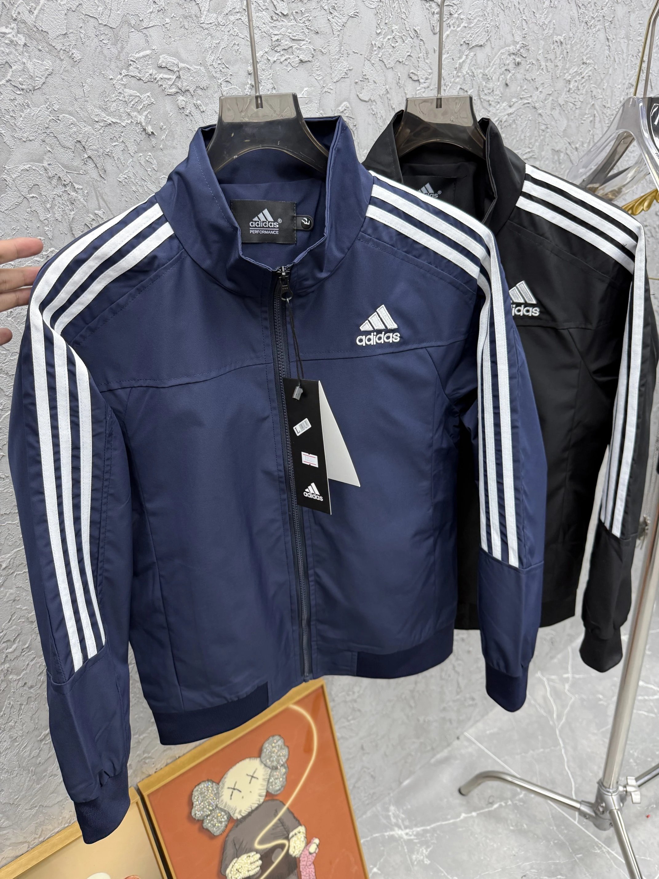 【现货】秋季阿迪三杠外套L-4xl.三标齐全🛍️ 原相机实拍📷