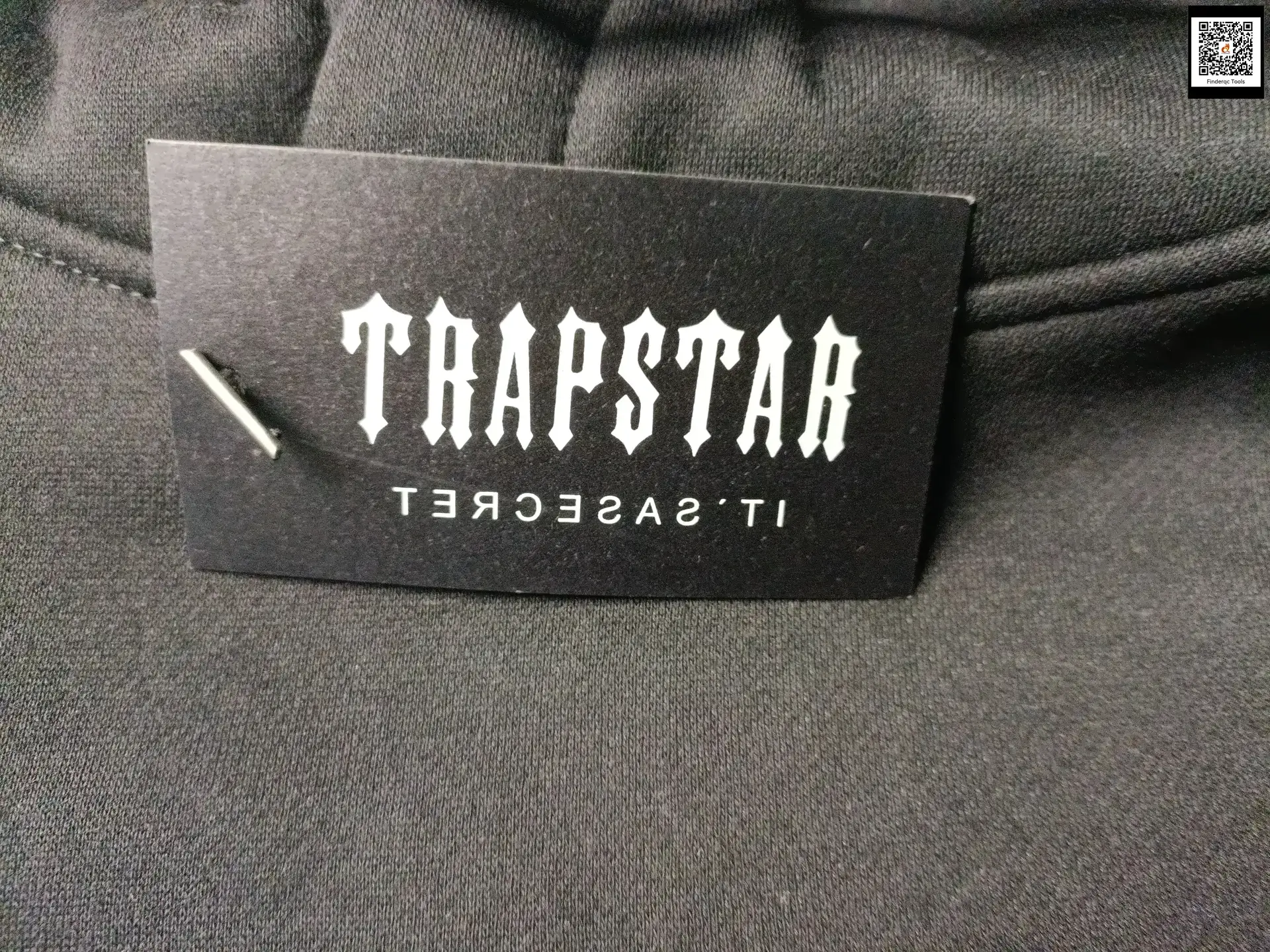 American Niche Rap Fashion Brand Trapstar Blue and White Towel Embroidered Fleece Hooded Sweater Men's and Women's Casual Hoodie