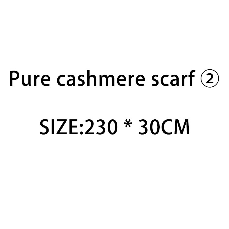 Pure Cashmere Scarf, Size: 230 * 30cm, Size: 190 * 45cm, in Stock photo QC de TAOBAO sur Qualit.ly