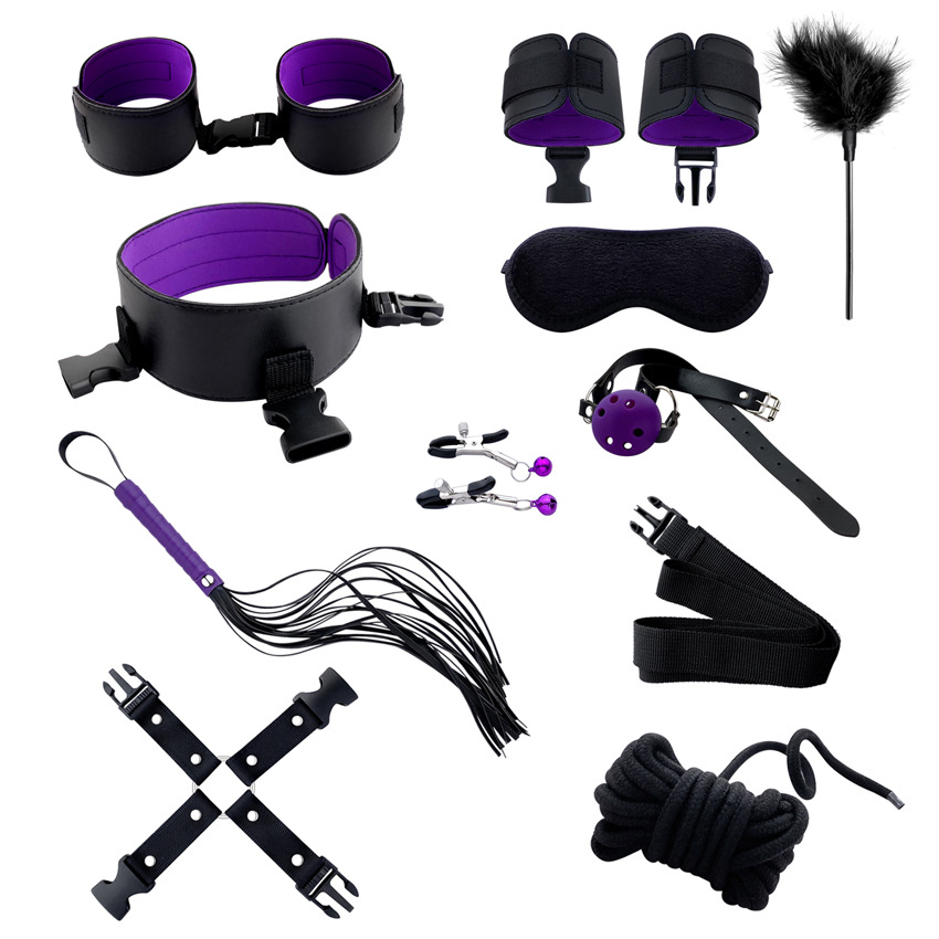 Amazon foreign trade SM diving sponge 10-piece adult alternative binding binding sex toys wholesale
