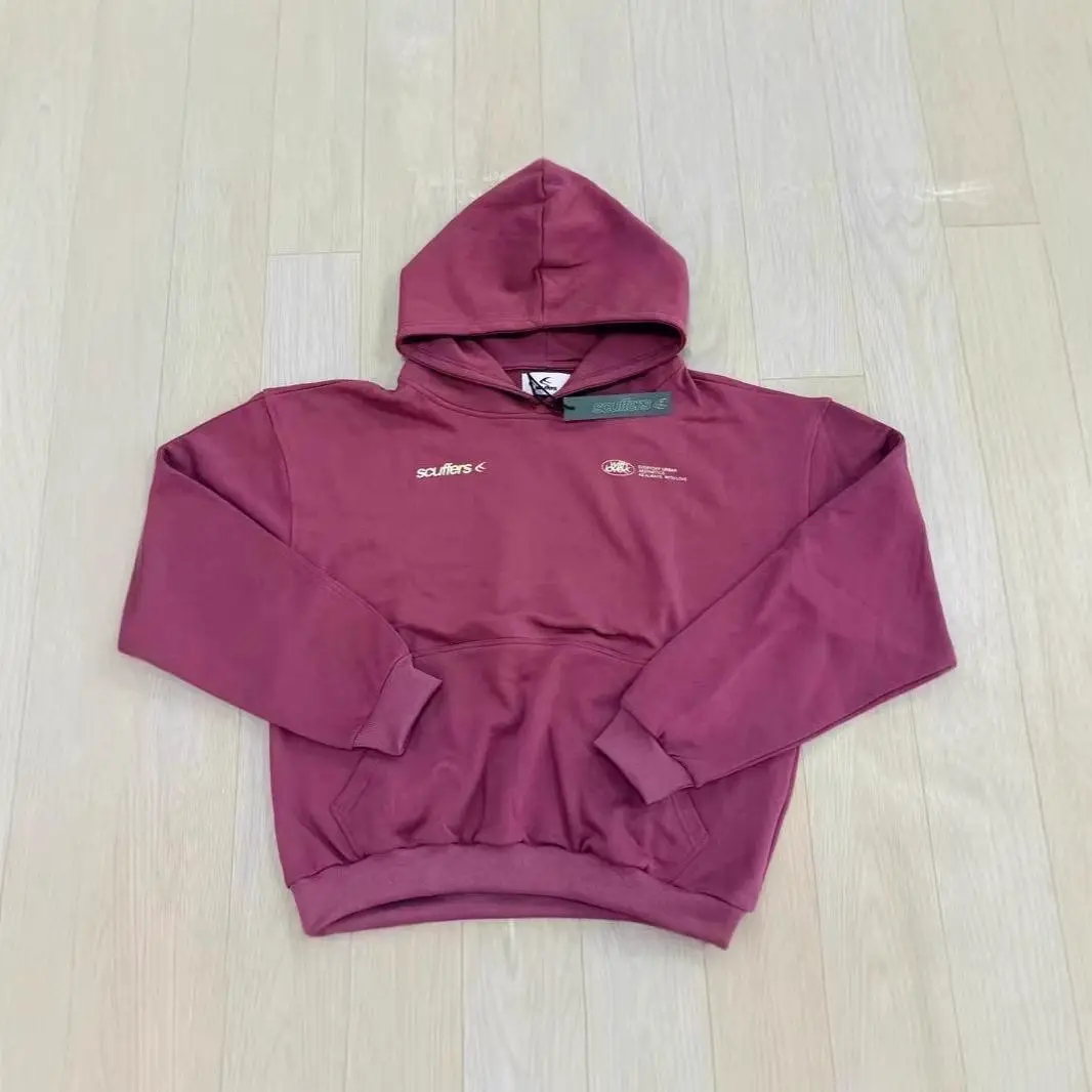 2026 New Scu Trendy Brand Printed Hoodie Autumn Terry Cotton American-Style Hooded Sweatshirt Pullover Jacket Top