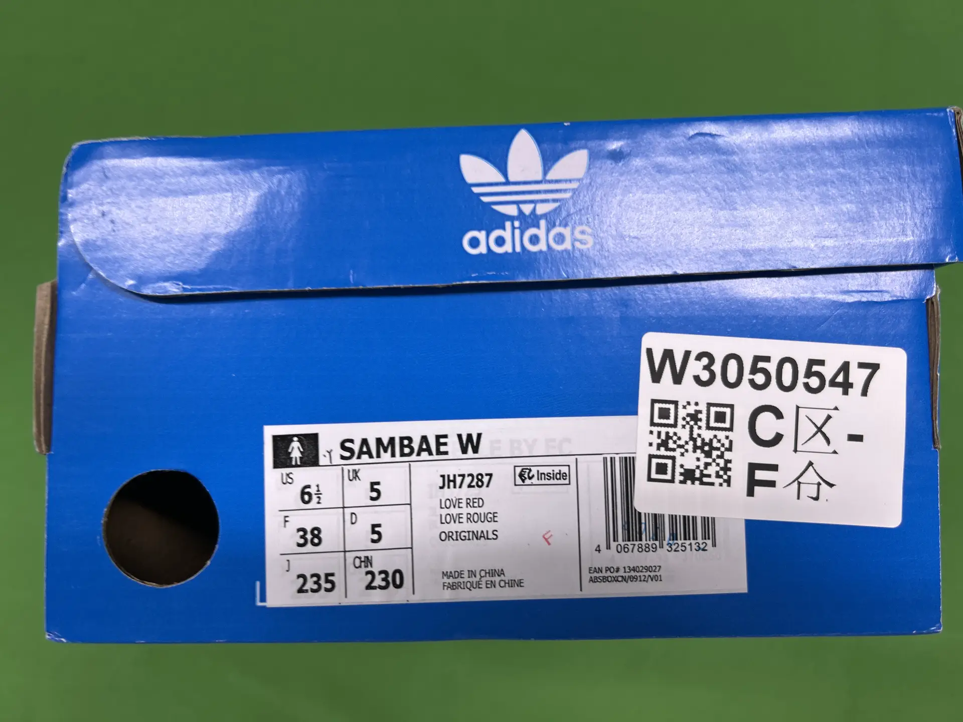 Adidas Originals Sambae W Love Red JH7287