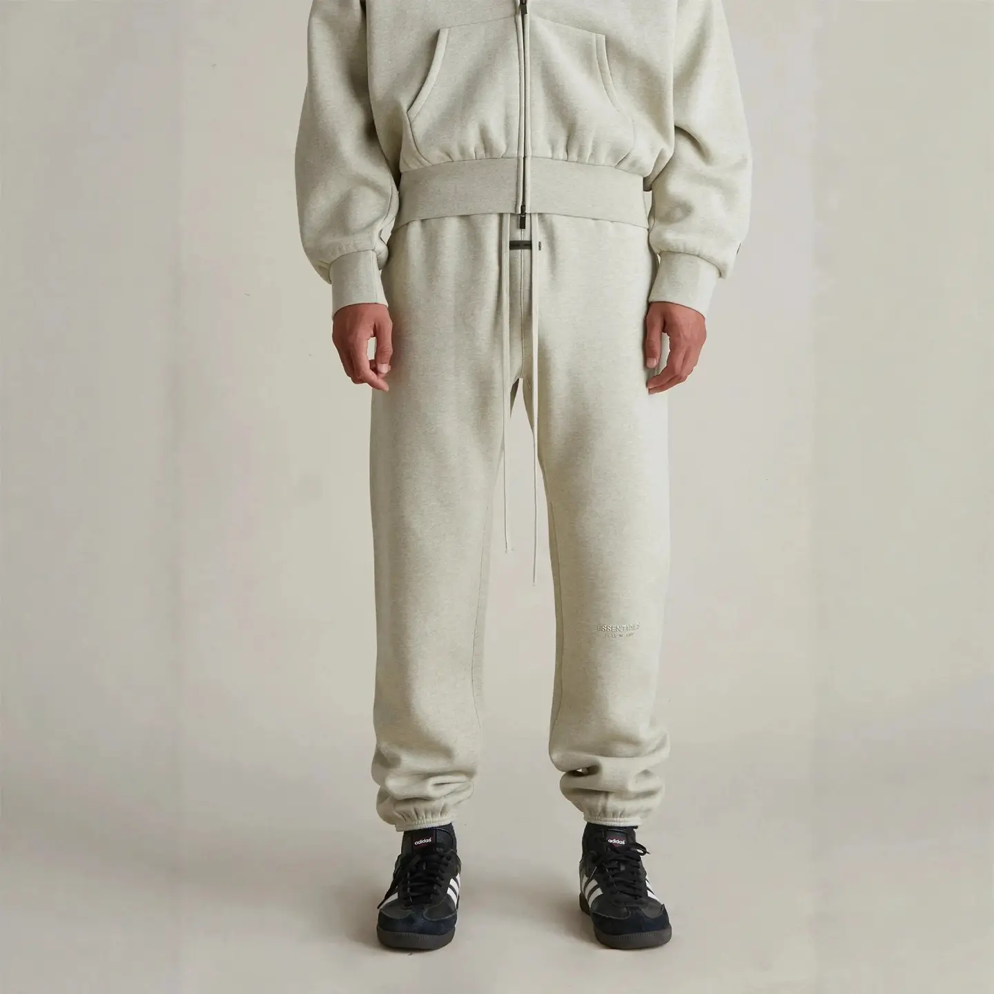 25SP 长裤 高周波烫画 金属色ESSFOG加绒Sweatpants