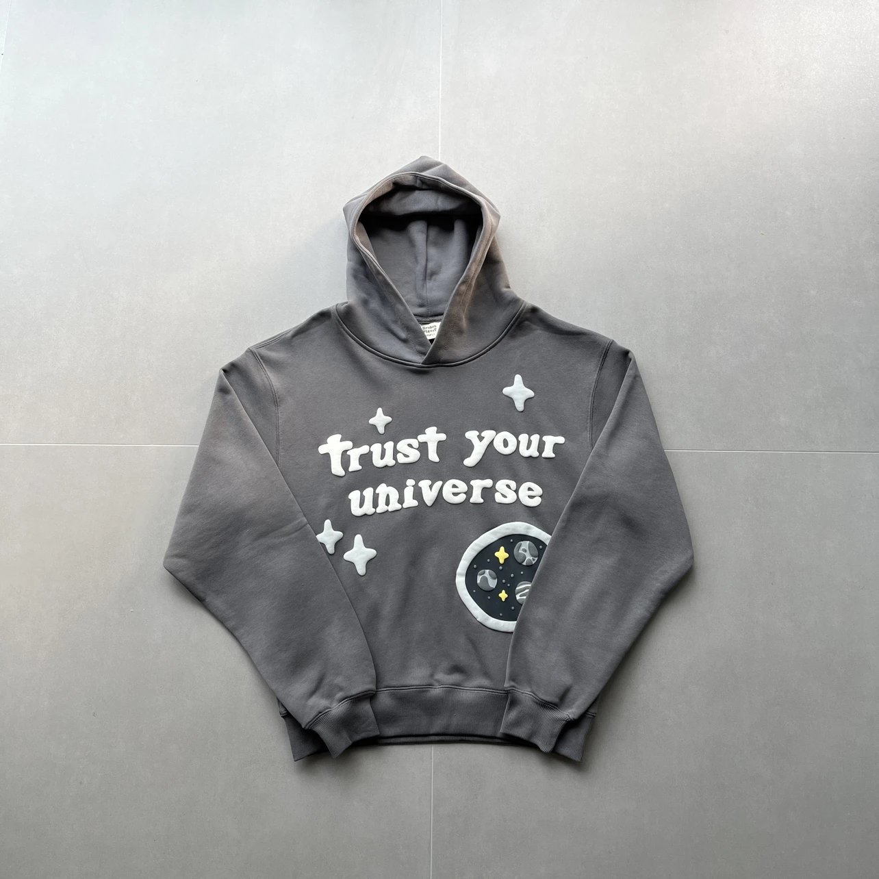 BP008 Planet-Cosmic Black Hole Dark Gray Sweater