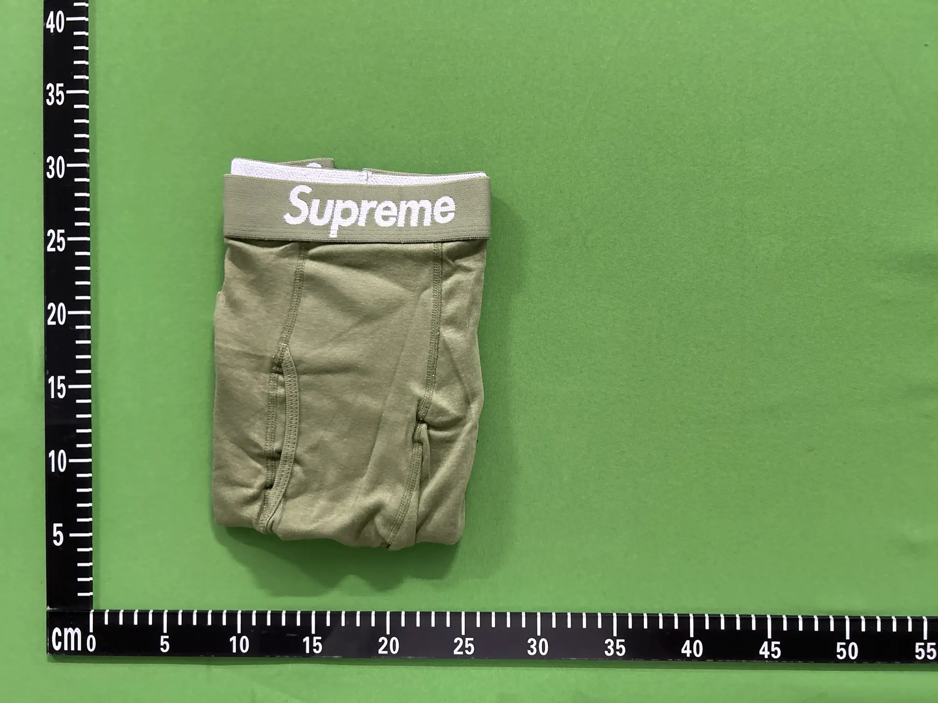 Supreme Men's Cotton Boxer Shorts Olive