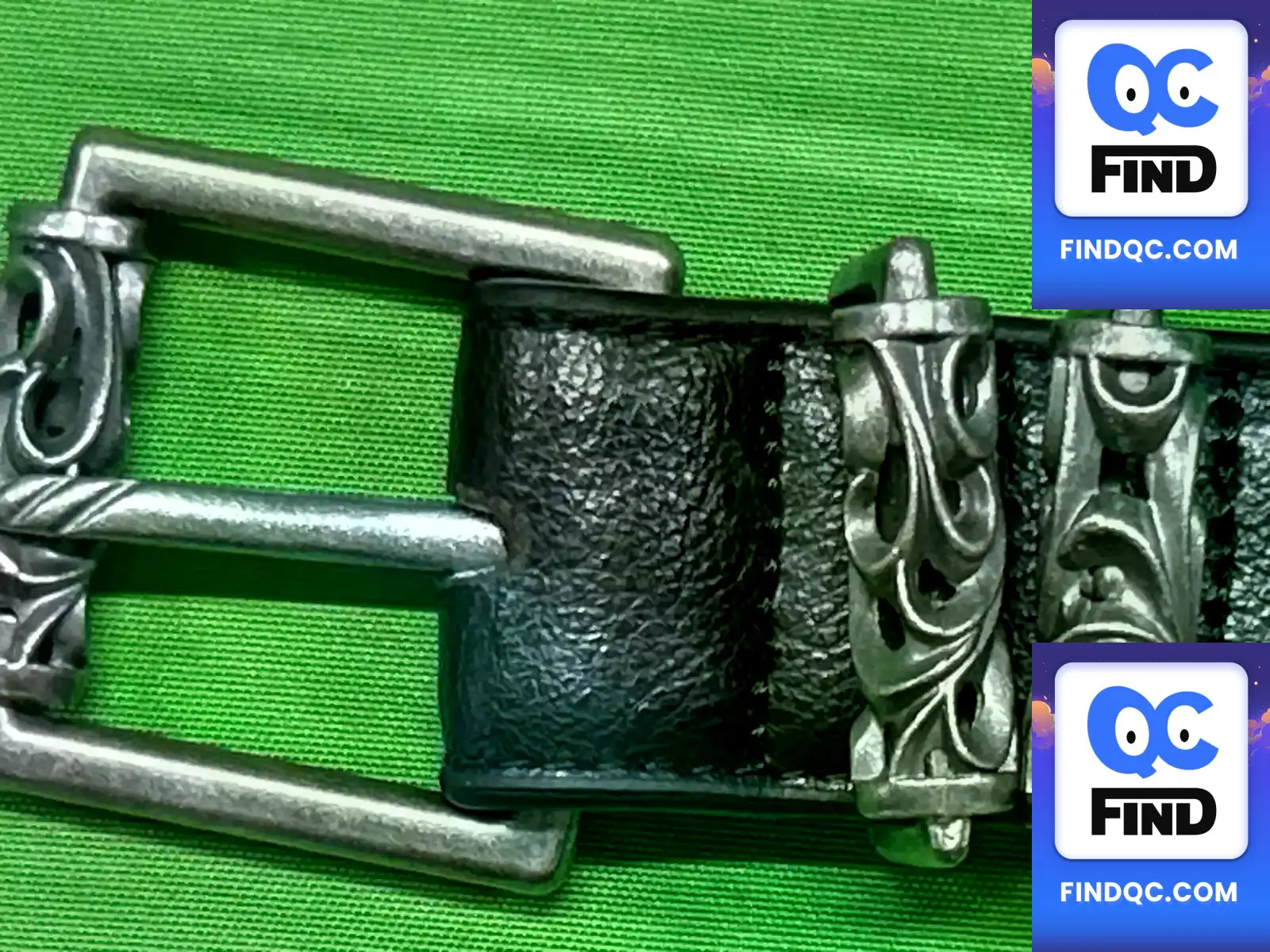 Randy 925 Silver Classic Genuine Leather Totem Belt Pin Buckle Carved Roller Hollow Punk Light Luxury Belt Trouser Belt