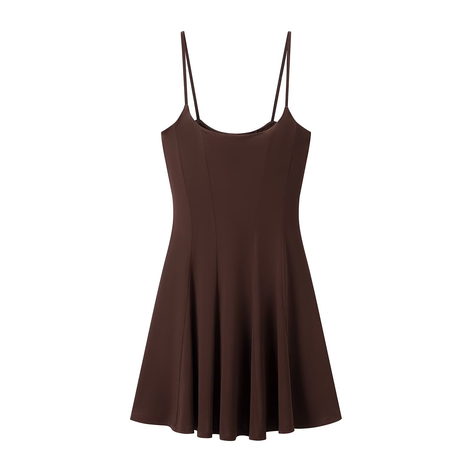 New Foreign Trade Style European and American Style Slim Fit Wide Hem Mini Dress 3641389
