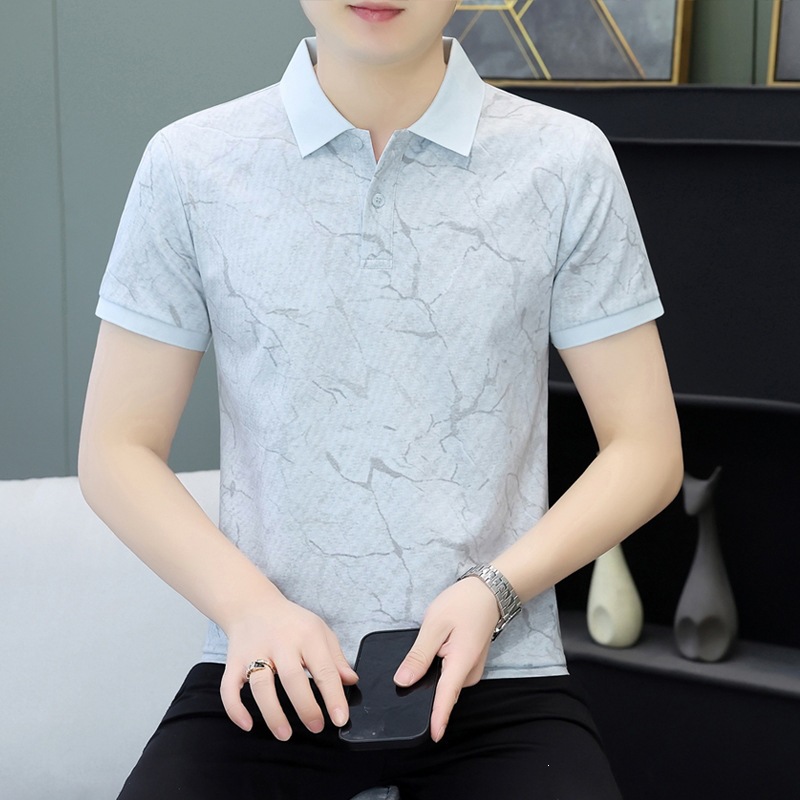 Summer New Men's Polo Shirt with a Stylish Design, Business Casual Polo Shirt