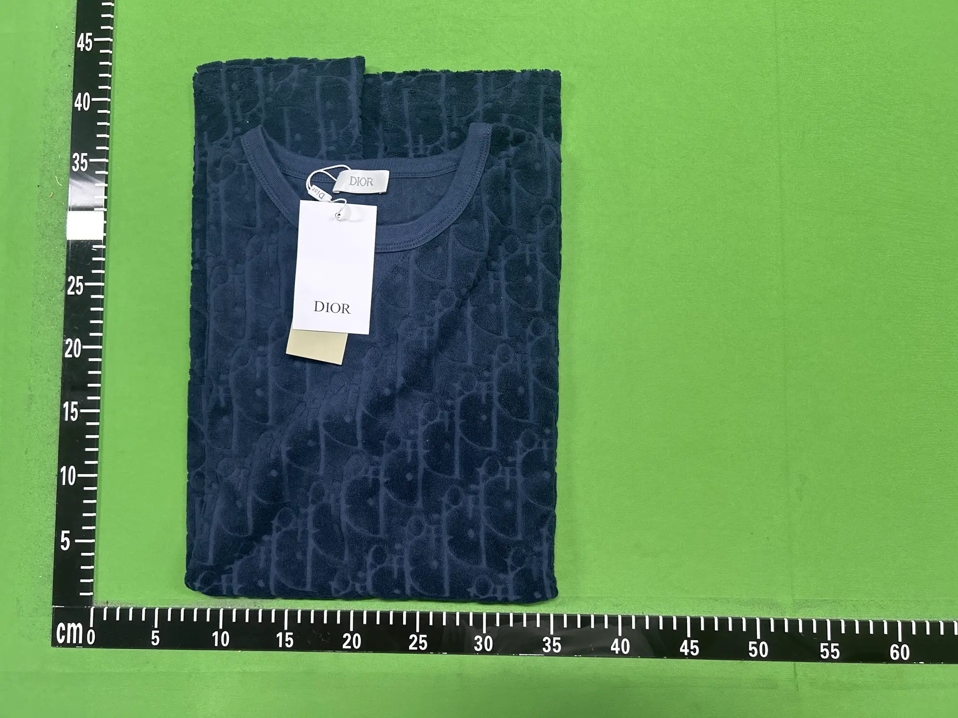 High Version Dijia T-shirt 2025 New CD Letter Jacquard Classic Embroidery Casual Loose Men and Women Couple Short Sleeve