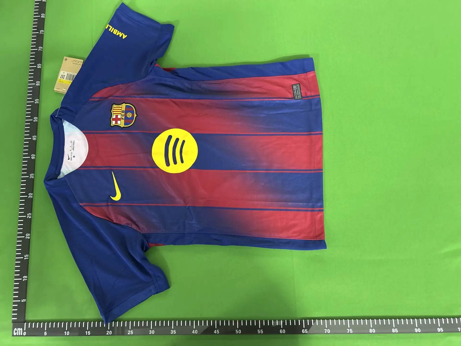 25-26 Ba Sa Home Fan Version Jersey Barcelona Football Uniform