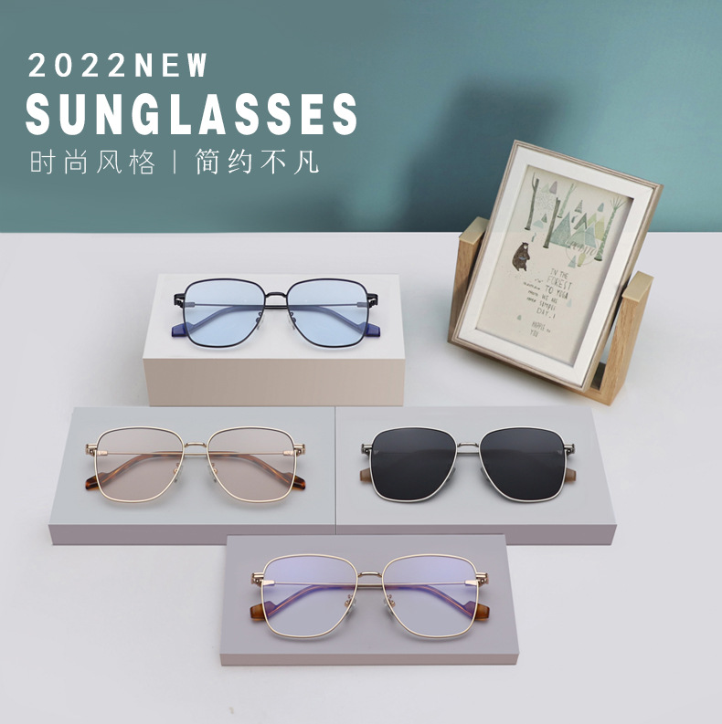 New Gm Sunglasses for Men and Women, Fashionable Brown Gm Sunglasses Wholesale, Douyin Popular Live Broadcast Polarized Glasses