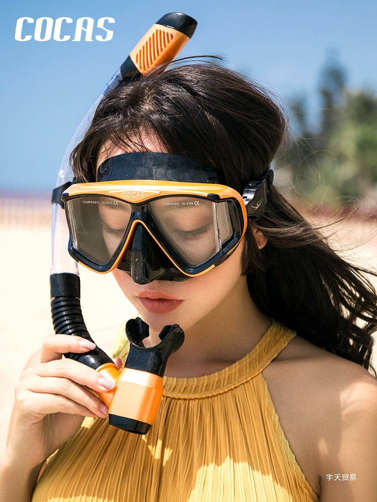 Diving Goggles Full Dry Breathing Tube Snorkeling Sanbao suit Myopia Goggles Mask Children Adult Snorkeling Yutian
