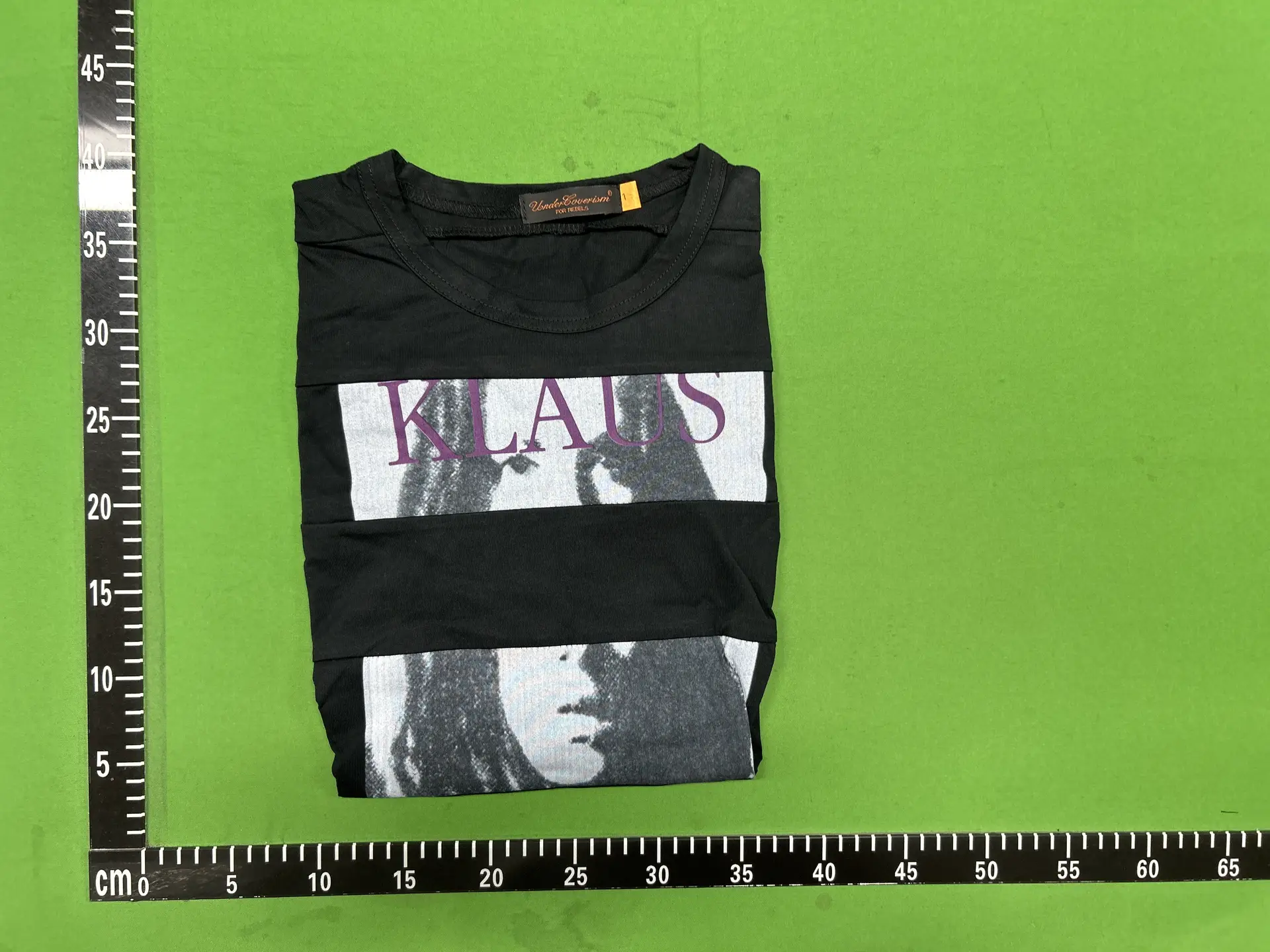 Ready to Ship! Undercover06Sst Issue Kluas Patchwork Portrait Direct-Print Long Sleeve