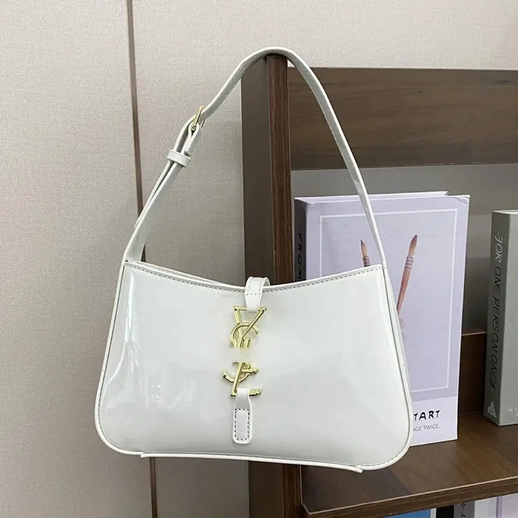 French Explosions 25 Years New Armpit Bag Women's Bags Cross-border Fashion All-match Textile Solid Color Shoulder Bag