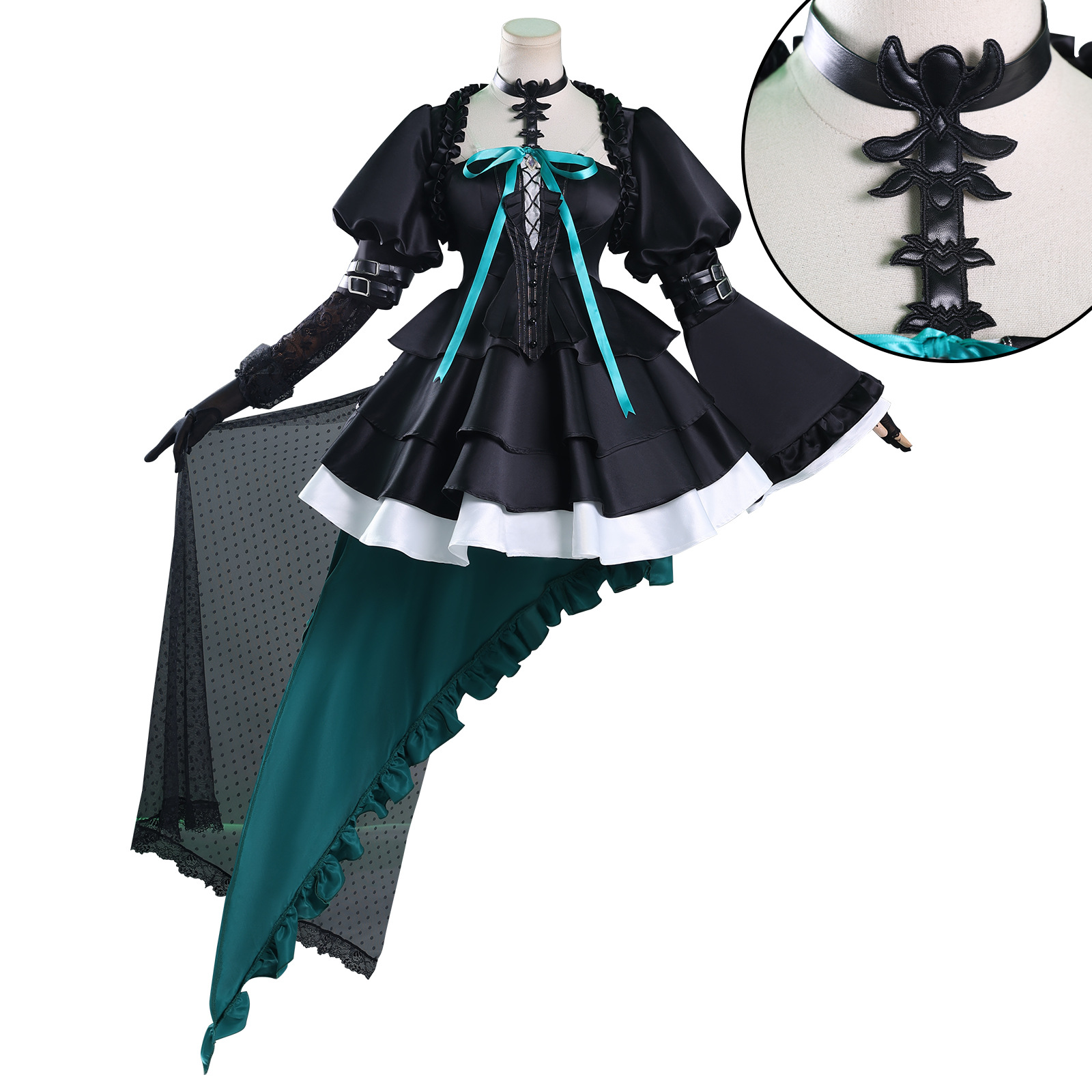 Mando Arknights Cosplay Costume Collaboration with Wafuyu Mutsumi's Original Self Costume Cosplay Game Anime Clothing