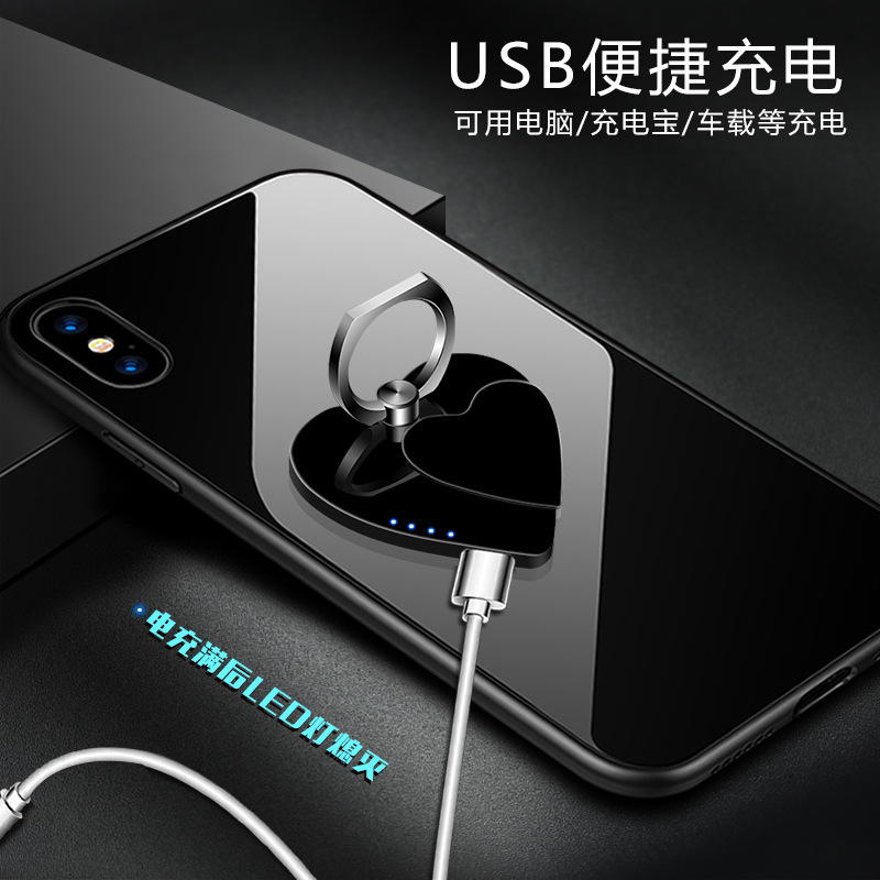HB821 love mobile phone buckle cigarette lighter ring mobile phone bracket charging lighter personality lettering