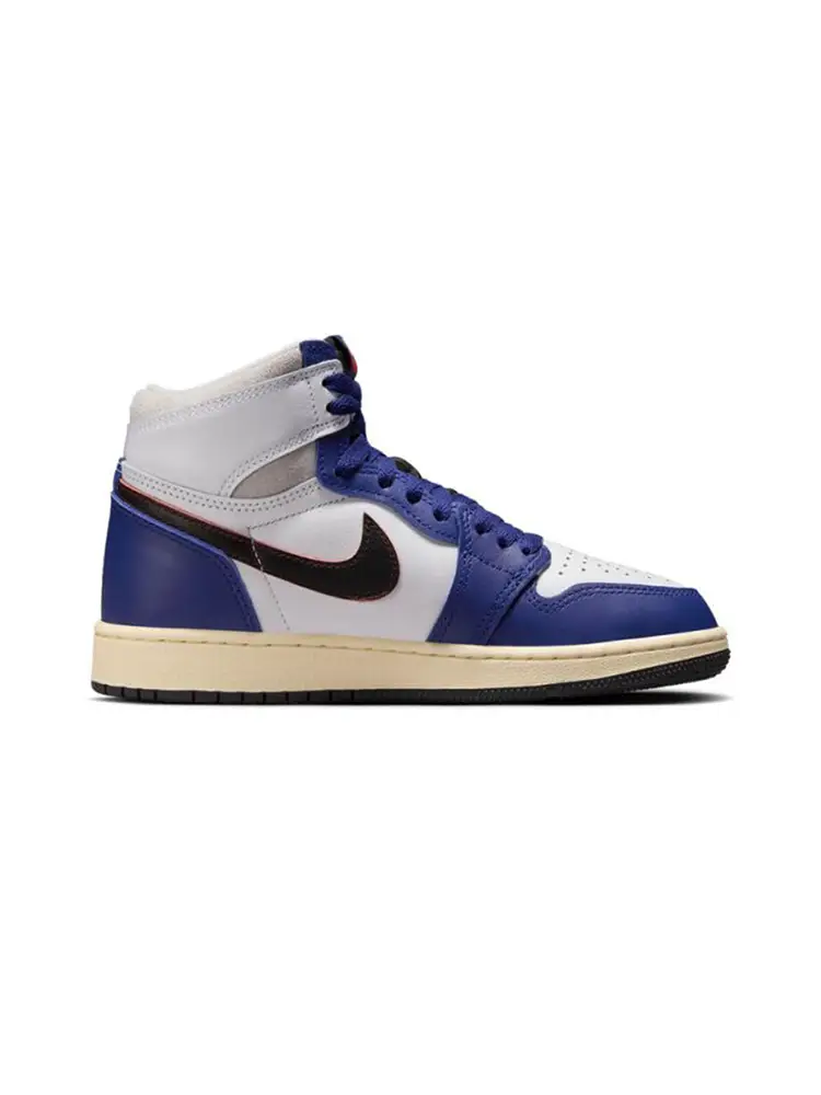 [Top Goods] Nike Youth Air Jordan 1 Sports Training Basketball Shoes Fd1437-100