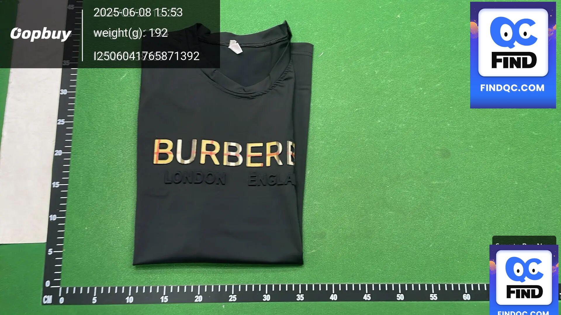 Burberry London England T-Shirt White QC