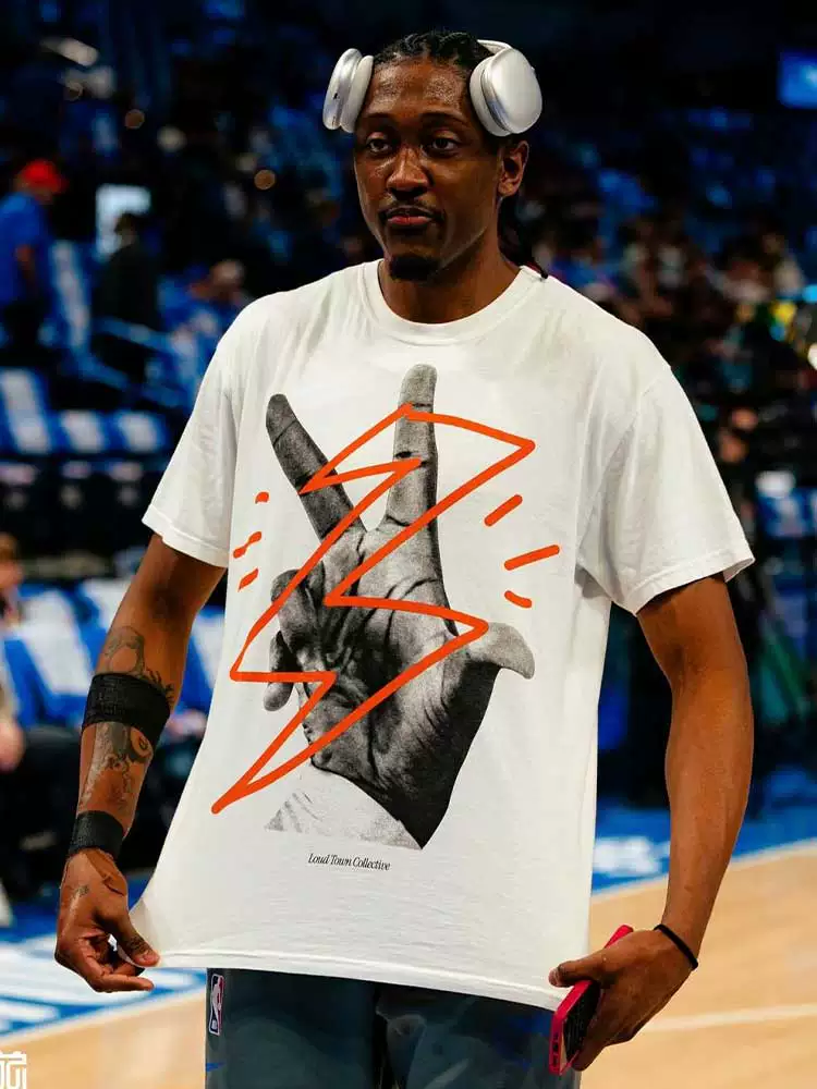 Basketball star Jalen Williams same printed T-shirt American loose OKC home commemorative basketball short sleeve
