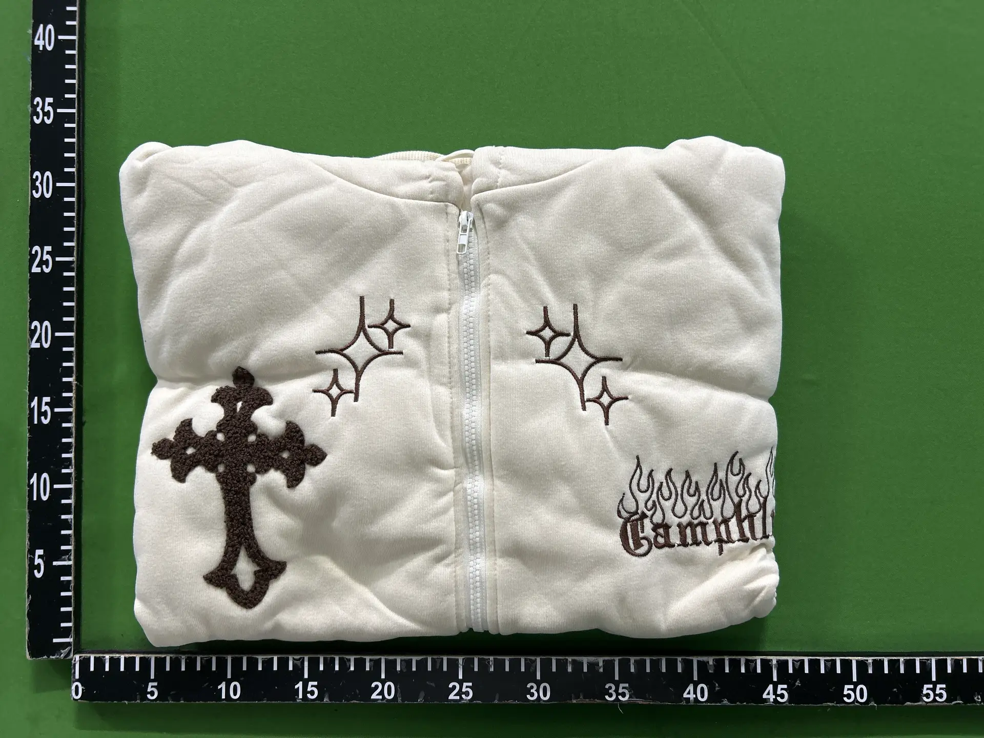 American vintage cardigan sweatshirt with Y2K print oversized couple cross hooded sweatshirt for autumn and winter, women's coat