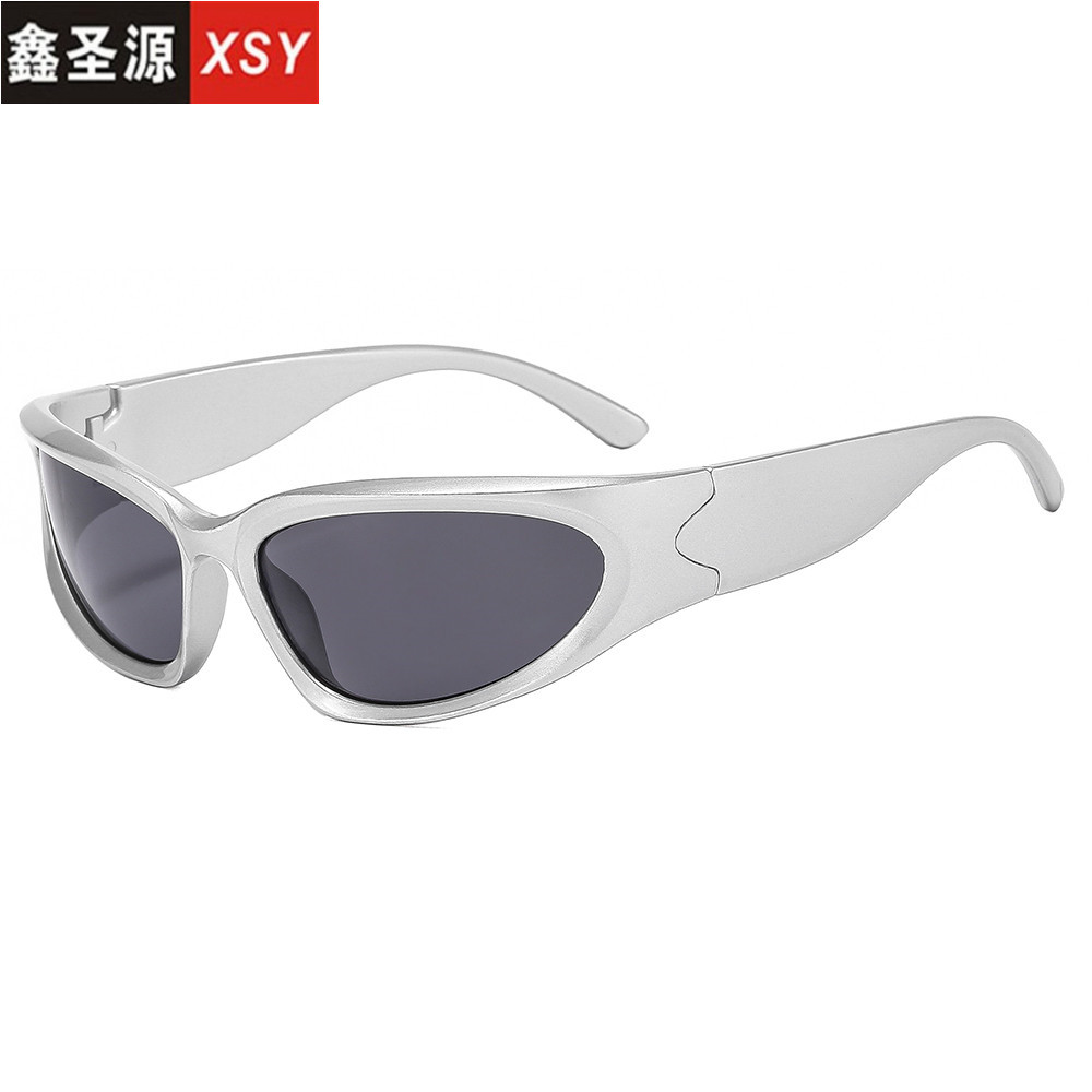 Cross-border new Steampunk Sunglasses men and women fashion cycling sunglasses export outdoor sports glasses
