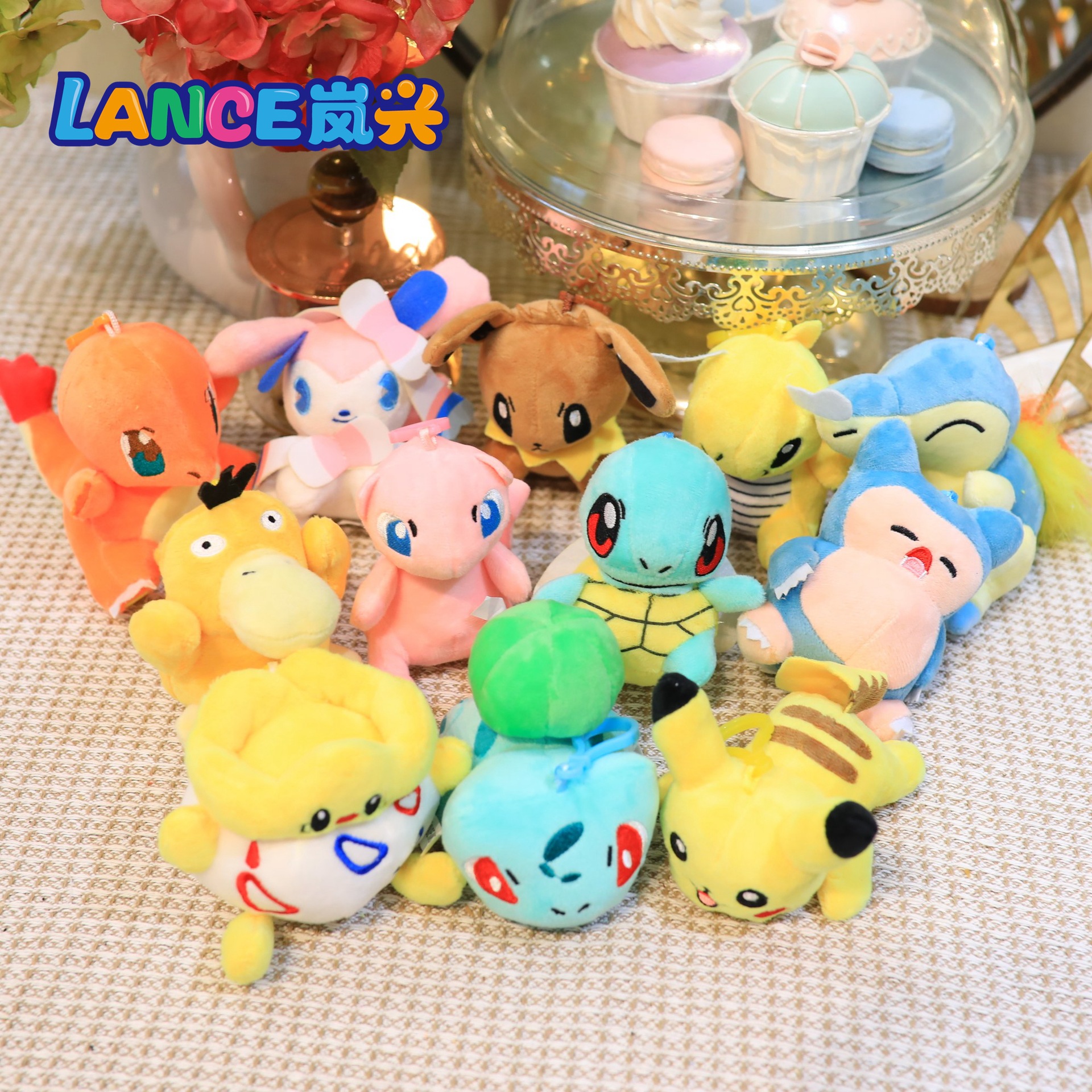 4inch Pokemon 10cm Doll Machine Catch Doll Stuffed Toy Factory Ready Stock Cross-Border Export
