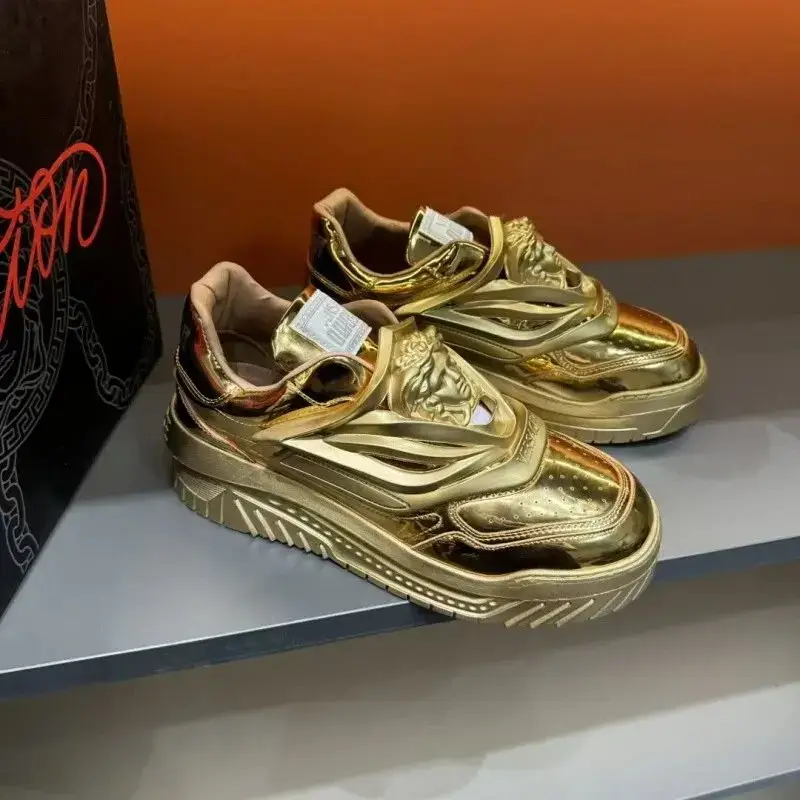 Versace Medusa Aevitas Sneakers Gold