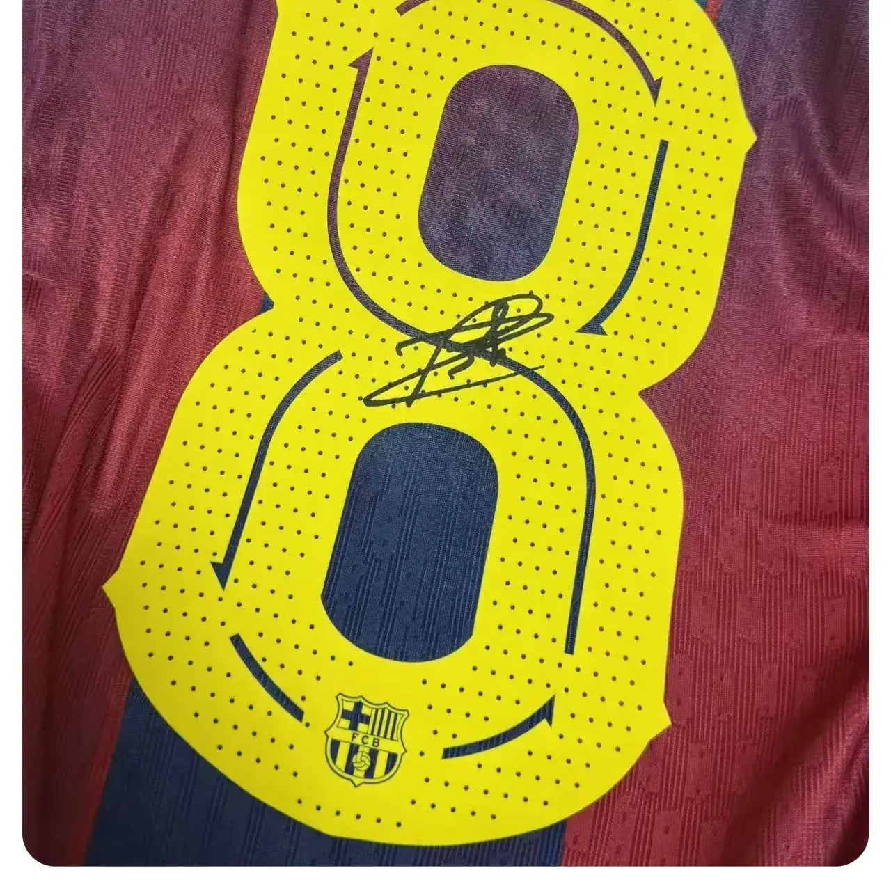 25-26 Pedri soccer shirt jersey printed signature