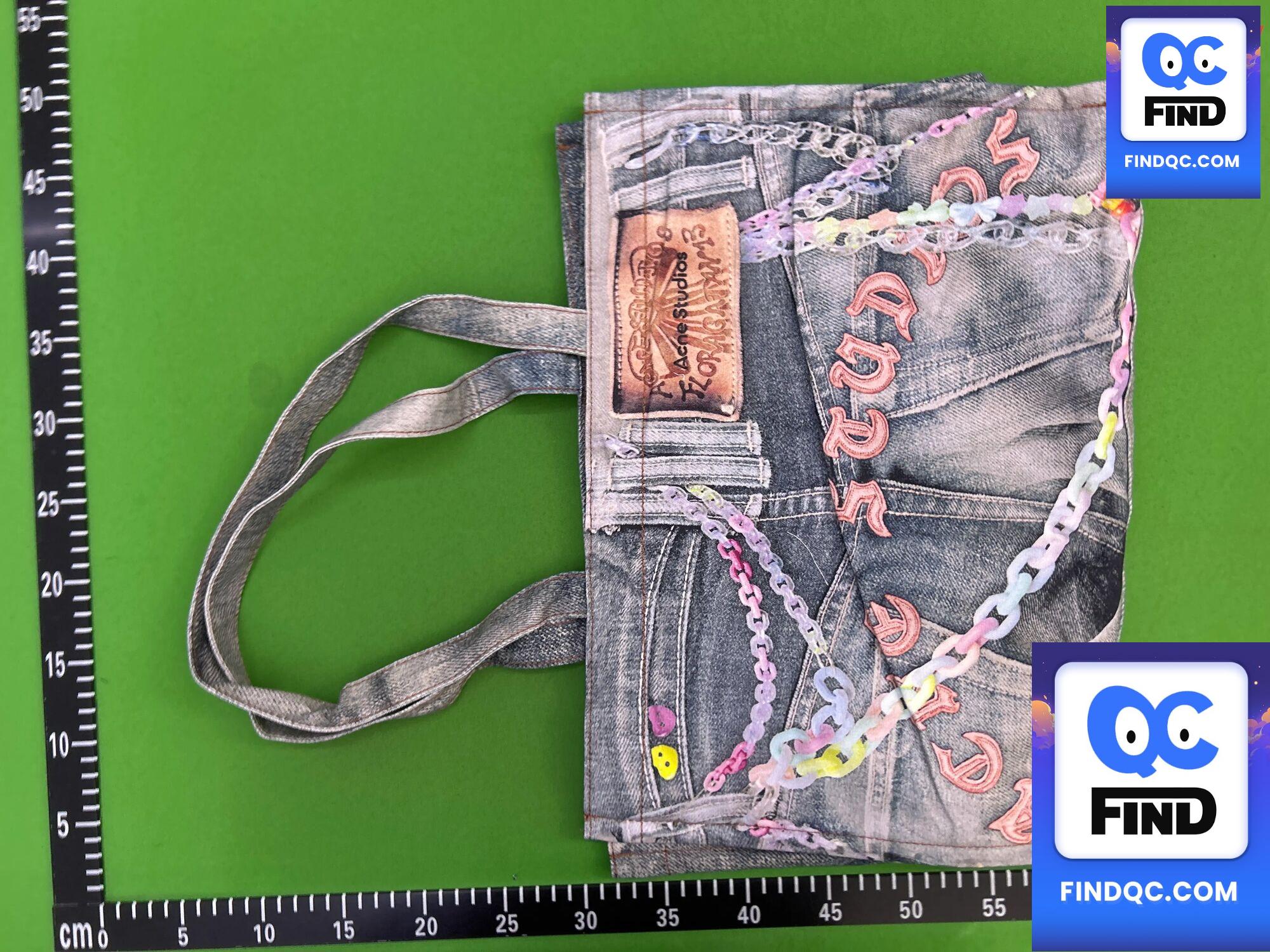 Acne Studios Denim Tote Bag QC