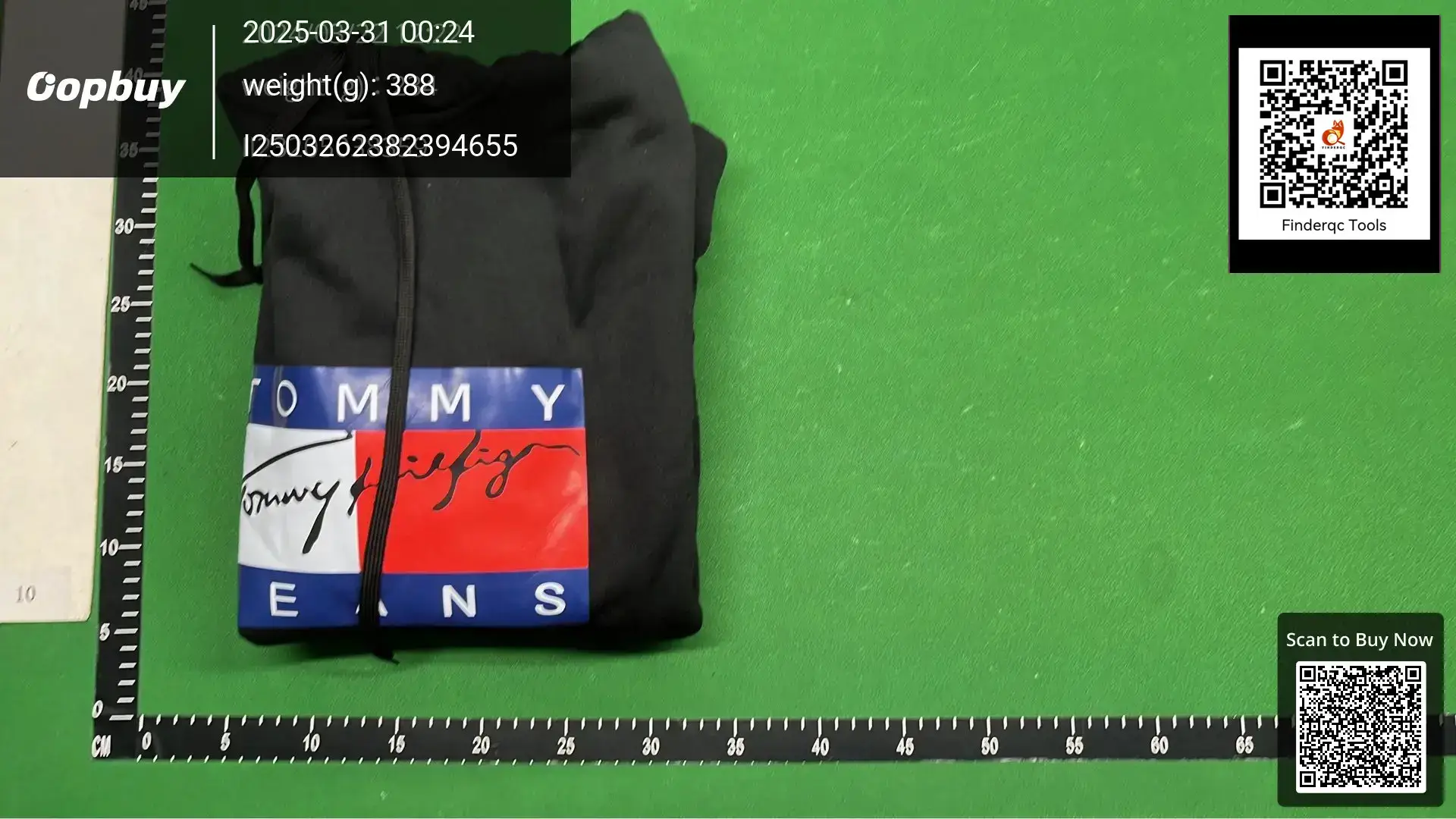 Tommy Hilfiger Men's Black Logo Hoodie