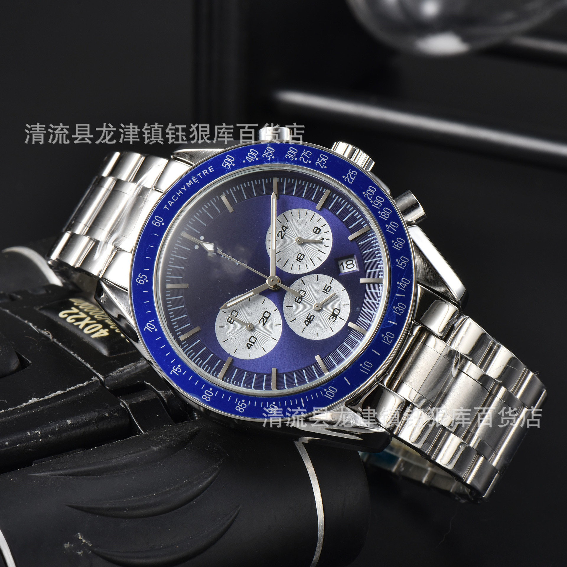 2023 Men's Export Stainless Steel 6-pin Watch 6 Quartz Watch Hippocampus 007 Watch Factory Wholesale