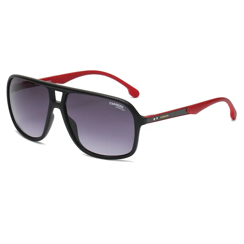 Carrera New Gradient Sunglasses Square Double Bridge Personalized Decoration Summer Sunshade Travel Driving Sunglasses C50