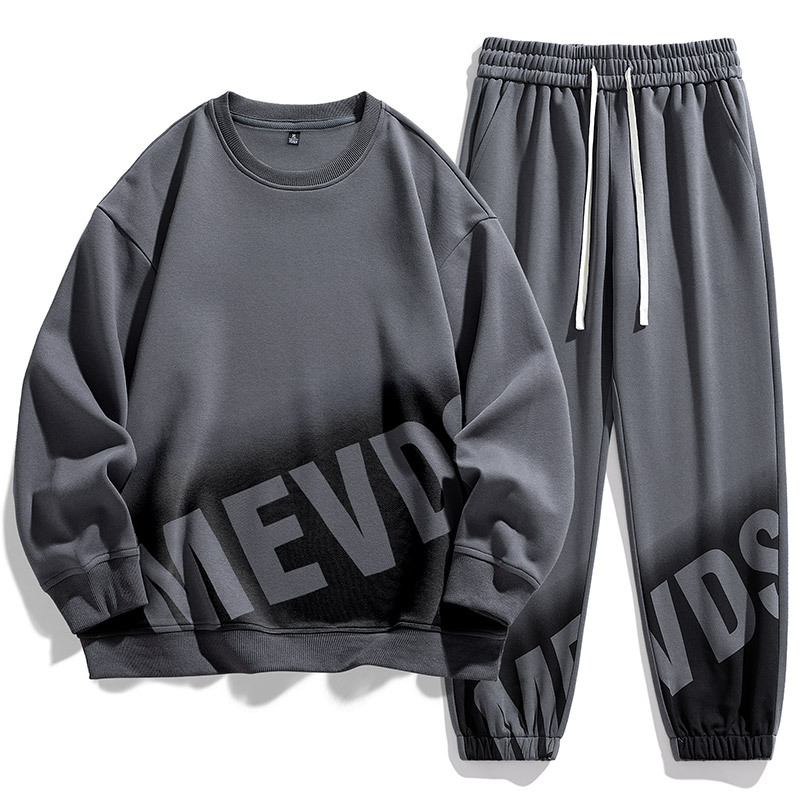 A generation of wholesale autumn and winter 2024 new youth students long sleeve sweater pants two-piece suit