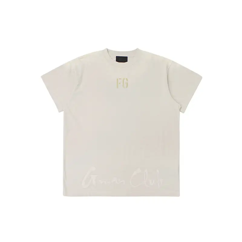 Gman High Street FOG ESSENTIALS Main Line Season 7 FG Plush Printed Retro Washed Short Sleeve TEE Shirt