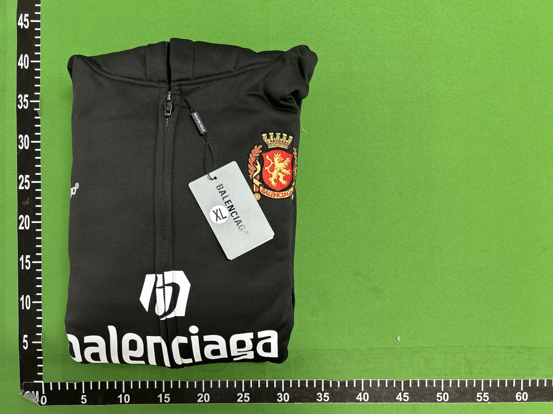 Balenciaga Black Zip Hoodie