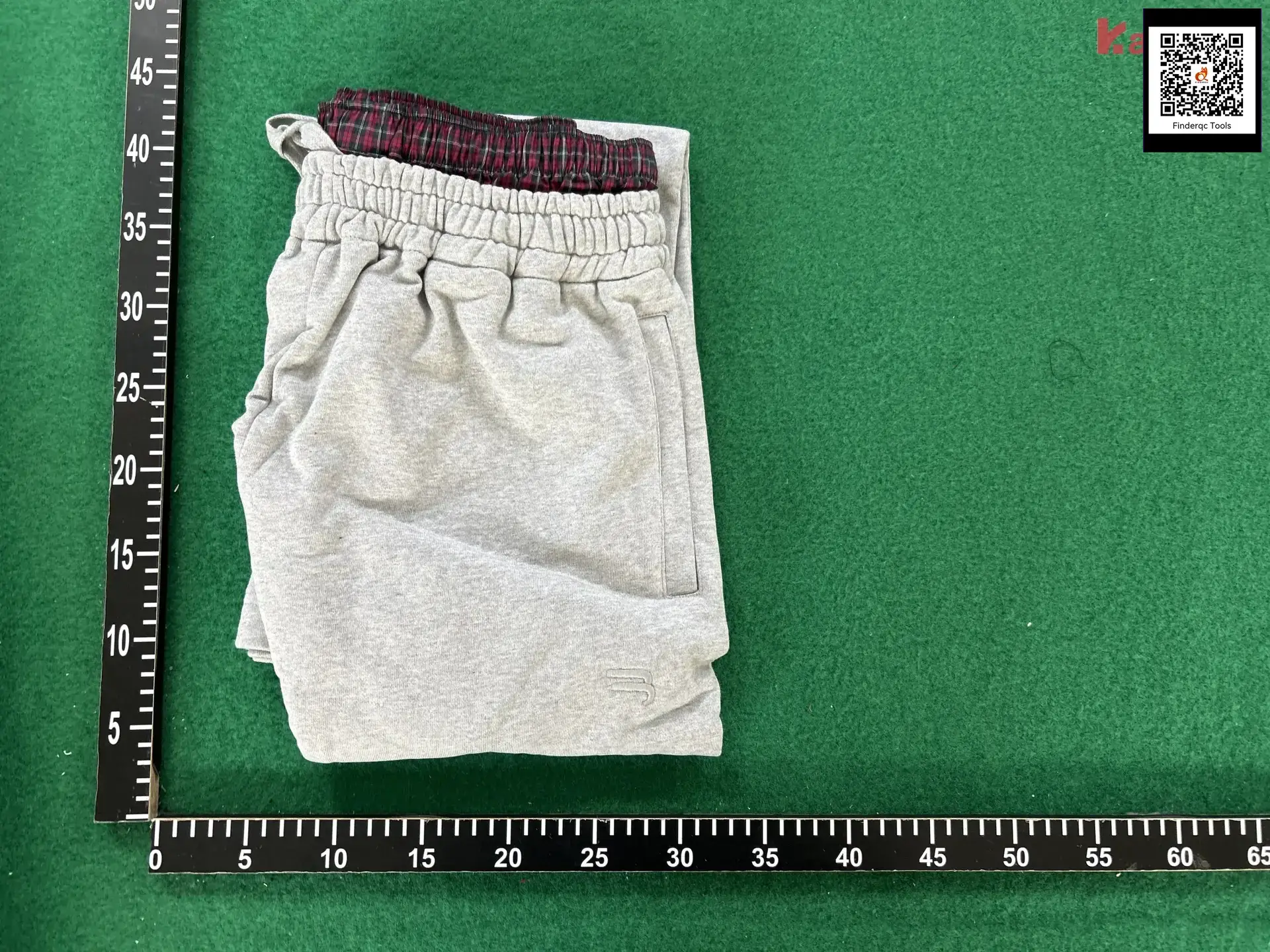 New Heavyweight Fake Two-Piece Plaid Button Stitching Embroidered Trousers and Sweatpants Loose Casual Sports Trend
