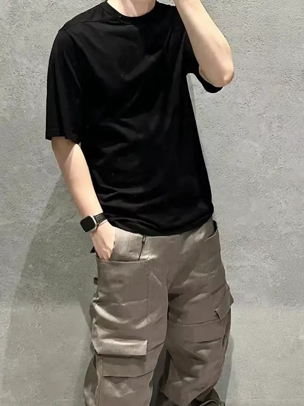 Ro Style 25Sslevel 100% Supima Cotton, Skin-Friendly and Soft, Regular Fit T-Shirt Short Sleeves