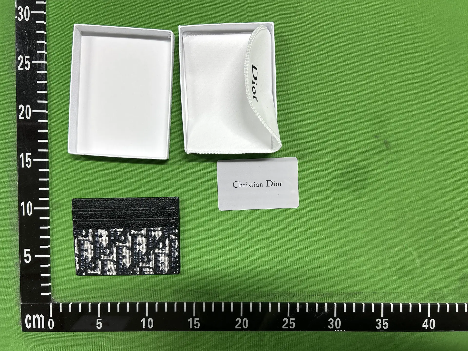Dior Oblique Canvas Card Holder