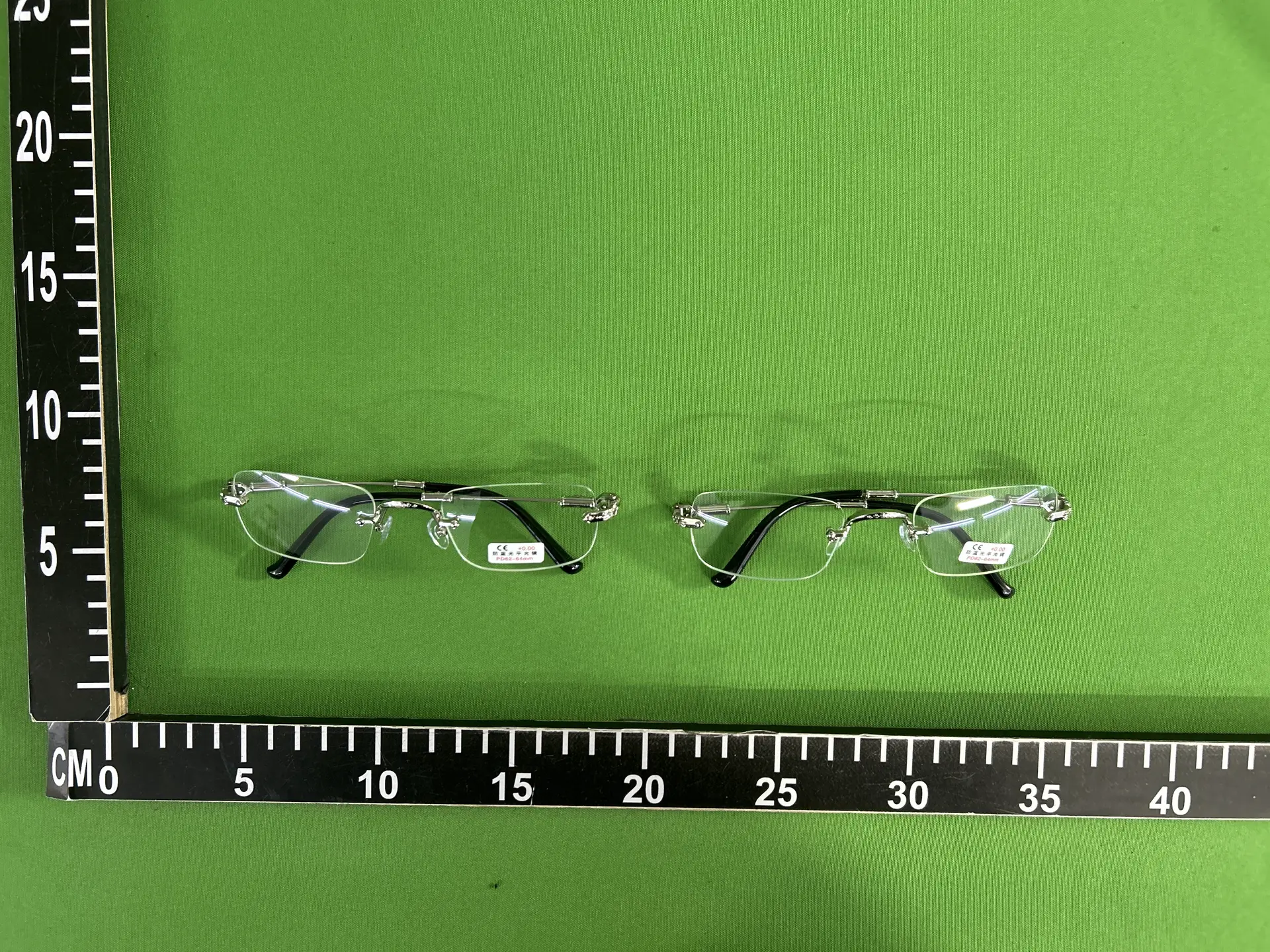 New borderless box reading glasses heavy-duty gram-like Luo business reading anti-blue-ray old-age glasses high-end glasses