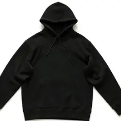 Hoodie Set with Pointed Collar, Same Round Cord, Six-Color Fabric Cuff 44121702