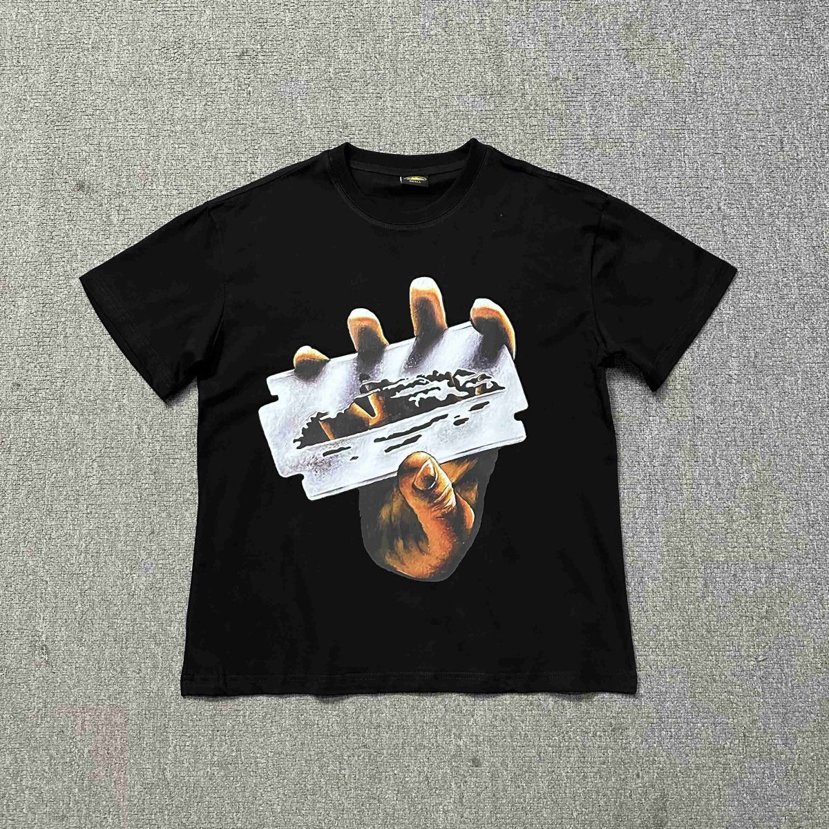 Cross-Border Export T-Shirt Tops for Men Corteiz Summer Half-Sleeved Printed Round Neck Fashion Casual Versatile Loose