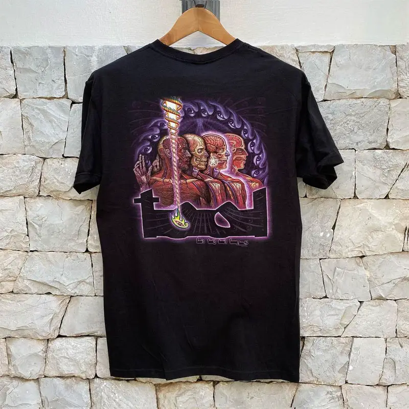 European and American Street Fashion Avant-Garde Alternative Metal Tool Band Rock Punk Style Short-Sleeved Unisex T-Shirt