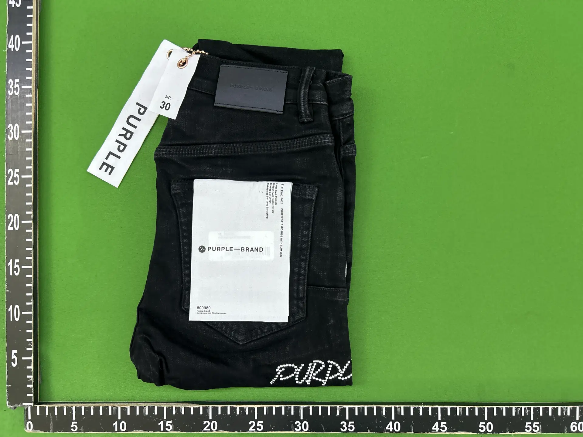 Purple Brand Cropped Fit Mid Rise With Slim Leg Jeans Black