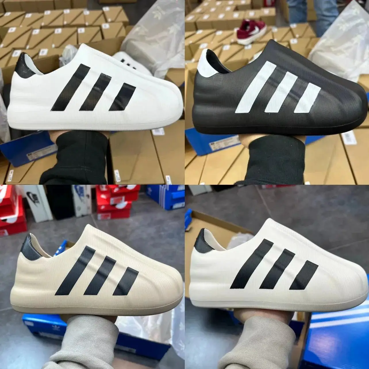 AD new Superstar shell head hole shoes duck palm shoes are very soft and fashionable to wear not too handsome independent custom style non-bran