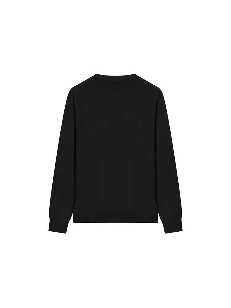 [New Product Direct Sale] Dillo Fall and winter Fashion Easiest for match Stylish letter Jacquard Round Neck pullover Knitwear Sweater