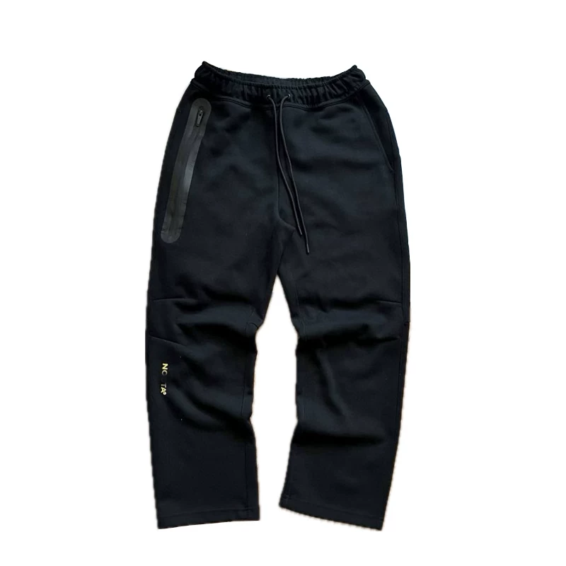 FD8 Spring and Autumn Men's New Product: Sanitary Pants, Pressure Adhesive Zipper, Air Layer, Cotton Straight Tube Sports Pants, Retractable Legs, Casual Pants 461