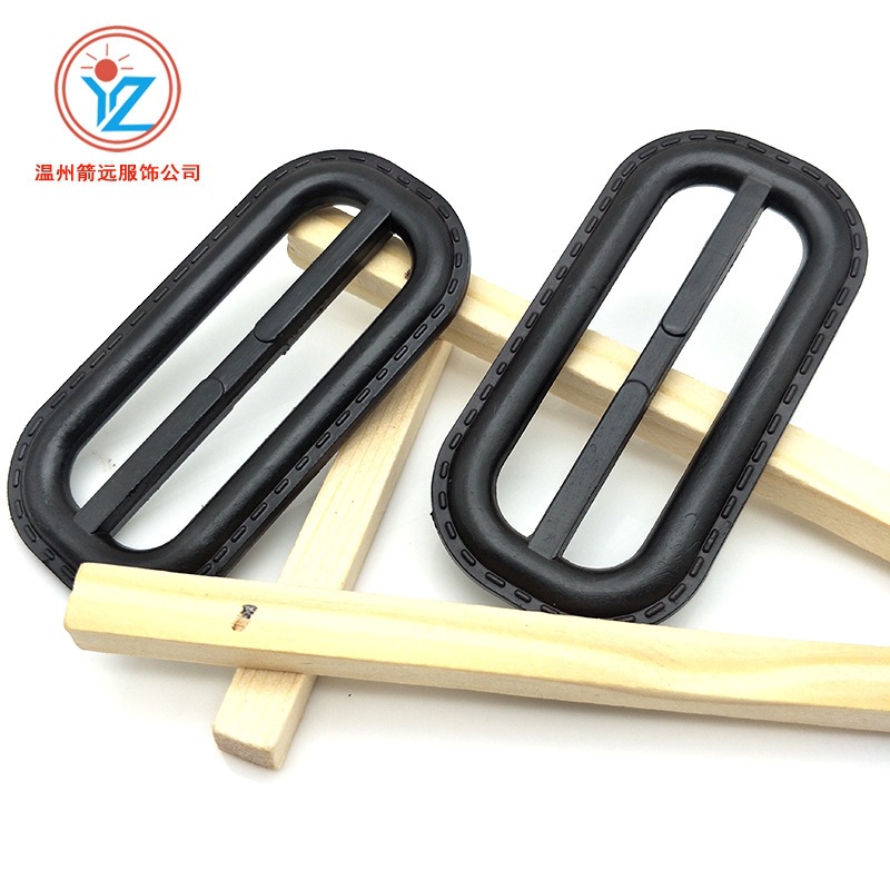 New Style Faux Leather Waist Buckle for Trench Coat, Belt Buckle, D-Ring Buckle, Three-Level Buckle, Garment Accessories, Decorative Parts