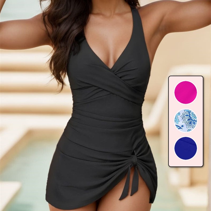 New One Piece Sexy Back Cross Bikini AliExpress Amazon Hot Swimsuit TK241